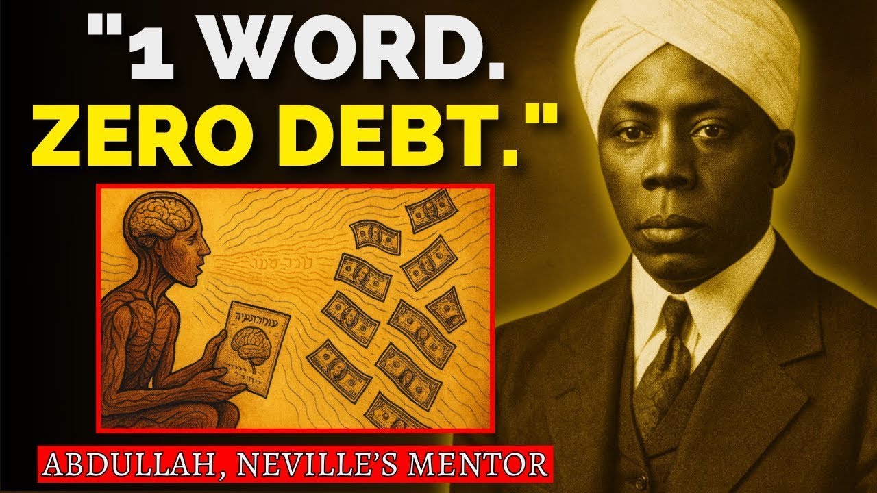 He Eliminated All His Debts With ONE WORD Abdullah Taught in 1936 ...