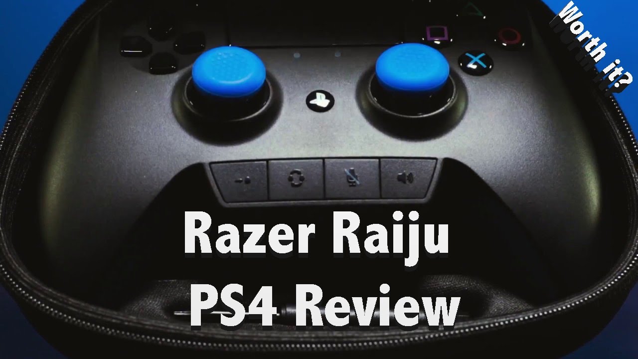 Worth it? - Razer Raiju PS4 Controller Review - YouTube