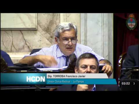 Francisco Torroba – holdouts – discurso en la sesión