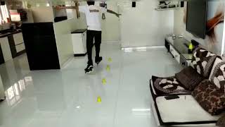 HEEL TOE OLIVER - INLINE FREESTYLE SKATING. LEVEL-3 TRICK. SLALOM.