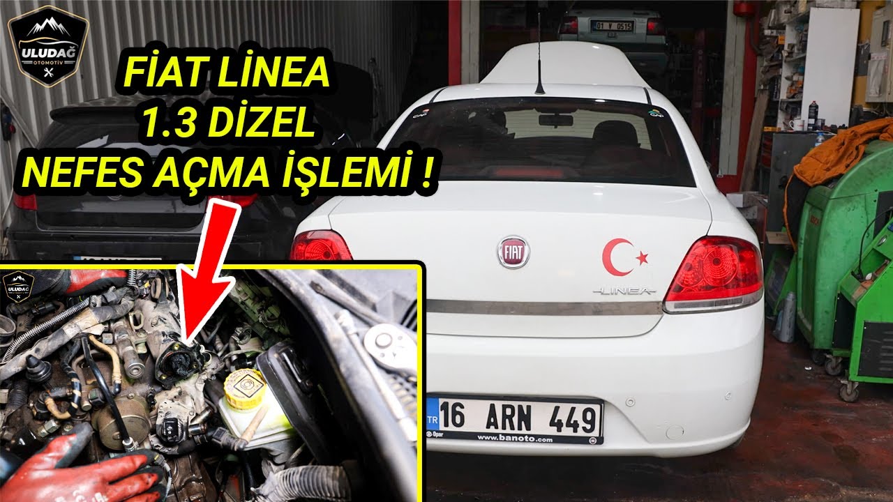 BU ARABA NASIL GİTSİN KOMPLE CİGERLERİ DOLMUŞ! (Fiat Linea 1.3 Multijet  EGR | Manifold Temizliği)