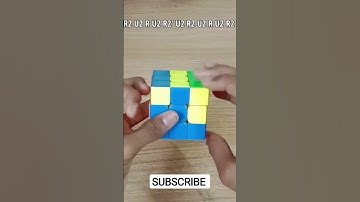 H Perm Without M Moves #shorts #rubikscube