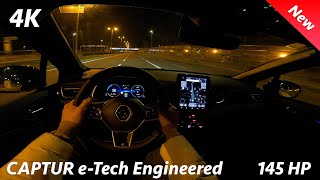 Renault Captur 2023 Night POV Review in 4K (e-Tech Engineered 145 Full Hybrid)