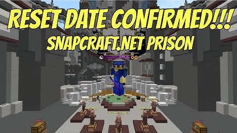 SNAPCRAFT PRISON RESET LIVE!!!