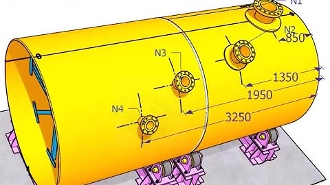 How to mark Nozzle  Nozzle Center Marking on a Pressure Vessel, Tank Shell