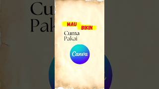 Cara paling sat set bikin efek stabilo...Gak sampai 1 menit #canvatips #canvatutorial