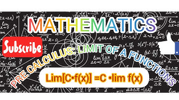 Pre Calculus| Limit of a function (Substitution Method) Part 1