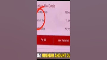 Disadvantage || Stop Paying Minimum Amount Due on Credit Card || #shorts || #creditcard