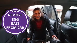 How to remove Egg isofix base from the car