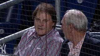CWS@NYY: La Russa, Leyland take in Yankees game