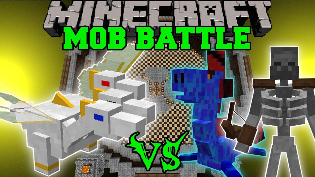 THE PRINCE VS WATER DRAGON, VORTEX, & MORE - Minecraft Mob Battles - OreSpawn Mods