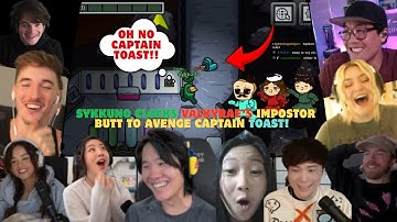 AMIGOPS Back at it with Amogus! Sykkuno Clocks Valkyrae