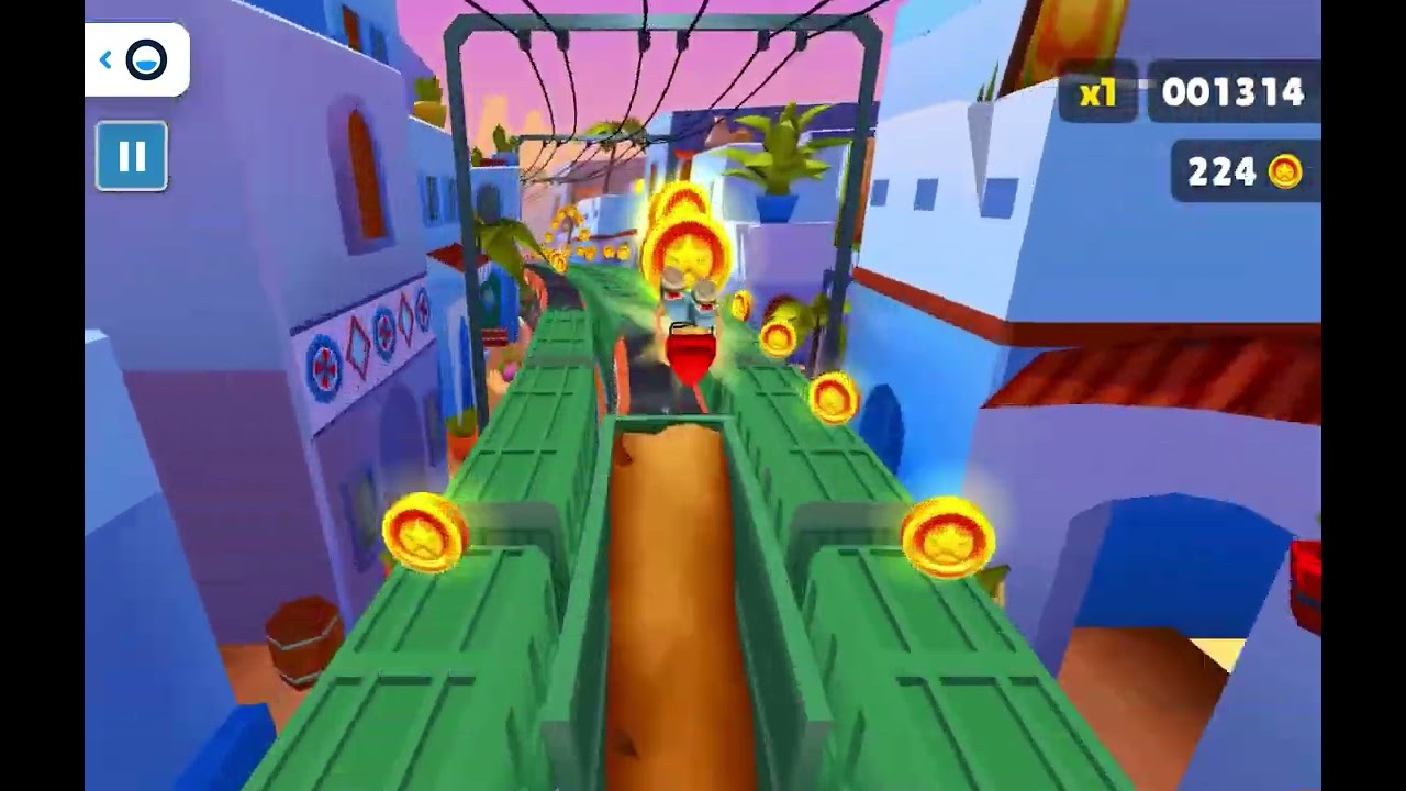 Subway surfers #poki #subwaysurfers #gameplay 