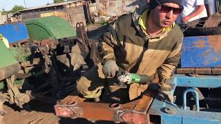Видео 5 июля 2019 г. Производим дискатор БДМ 6*4 кустарным способом. (автор: АгроАтом Владимир Гудошников)