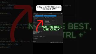 the proper way to open||close terminal #vscode #flutter #shortcut