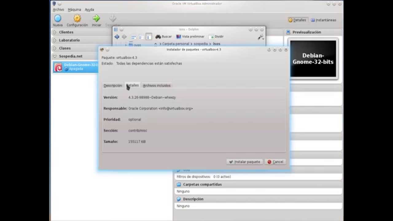 debian 10 Cómo actualizar Virtualbox en Debian Wheezy