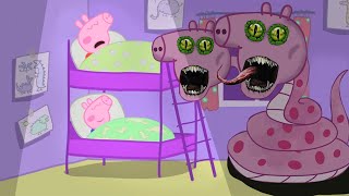 Mummy Pig is Medusa?? - The Horror in Peppa Pig's bedroom | Peppa Pig Funny Animation