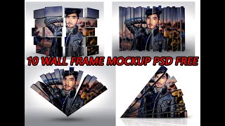 10 Wall Frame Mockup PSD Free Download By Shani Edits screenshot 3