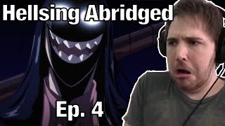 RAMMING HIS GUN INTO HER - Noble Reacts to *TFS* Hellsing Ultimate Abridged Episode 4 (Reupload)