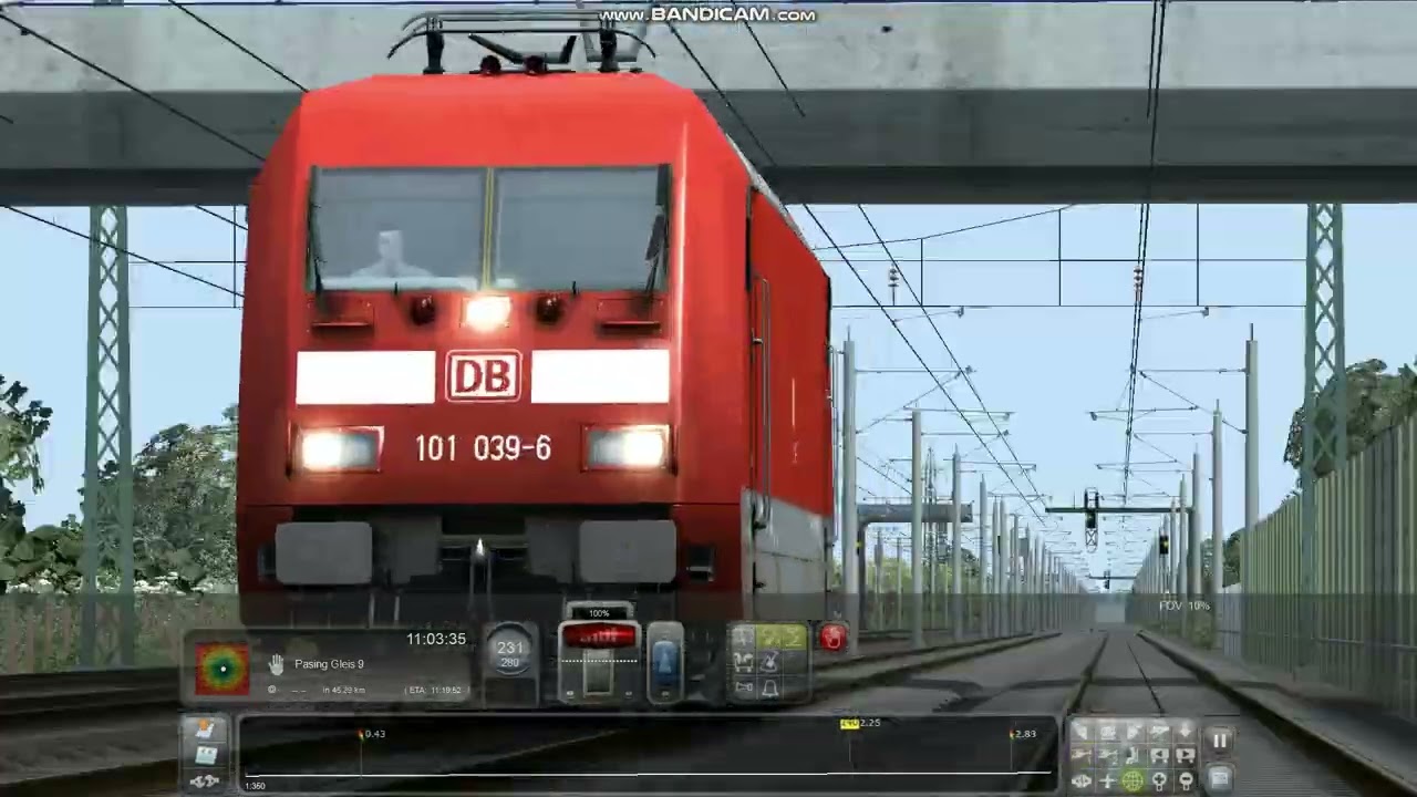 Deutsche Bahn DB BR 101 Испытание Скорости
