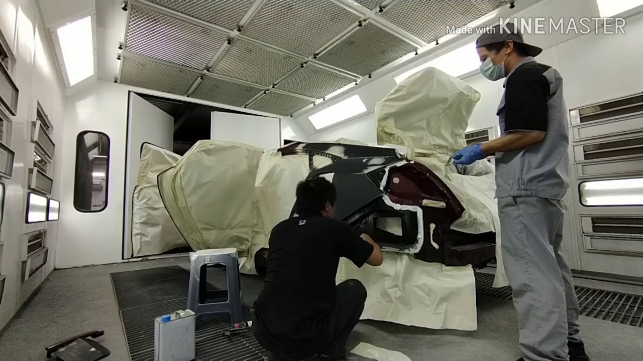 HONDA CIVIC || CHANGED NEW QUATER PANEL | Accident repair -Part 4 - YouTube