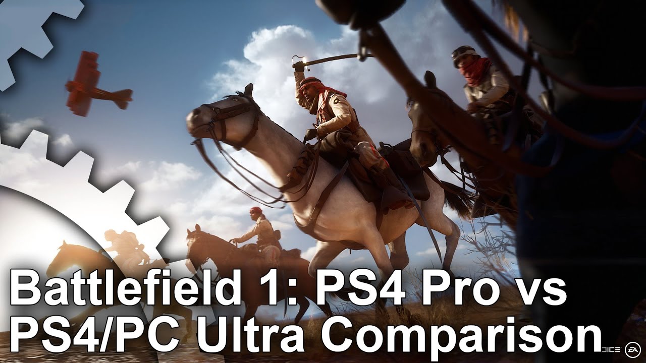 4K] Battlefield 1 PS4 Pro vs PS4PC Ultra Graphics ComparisonAnalysis -  YouTube