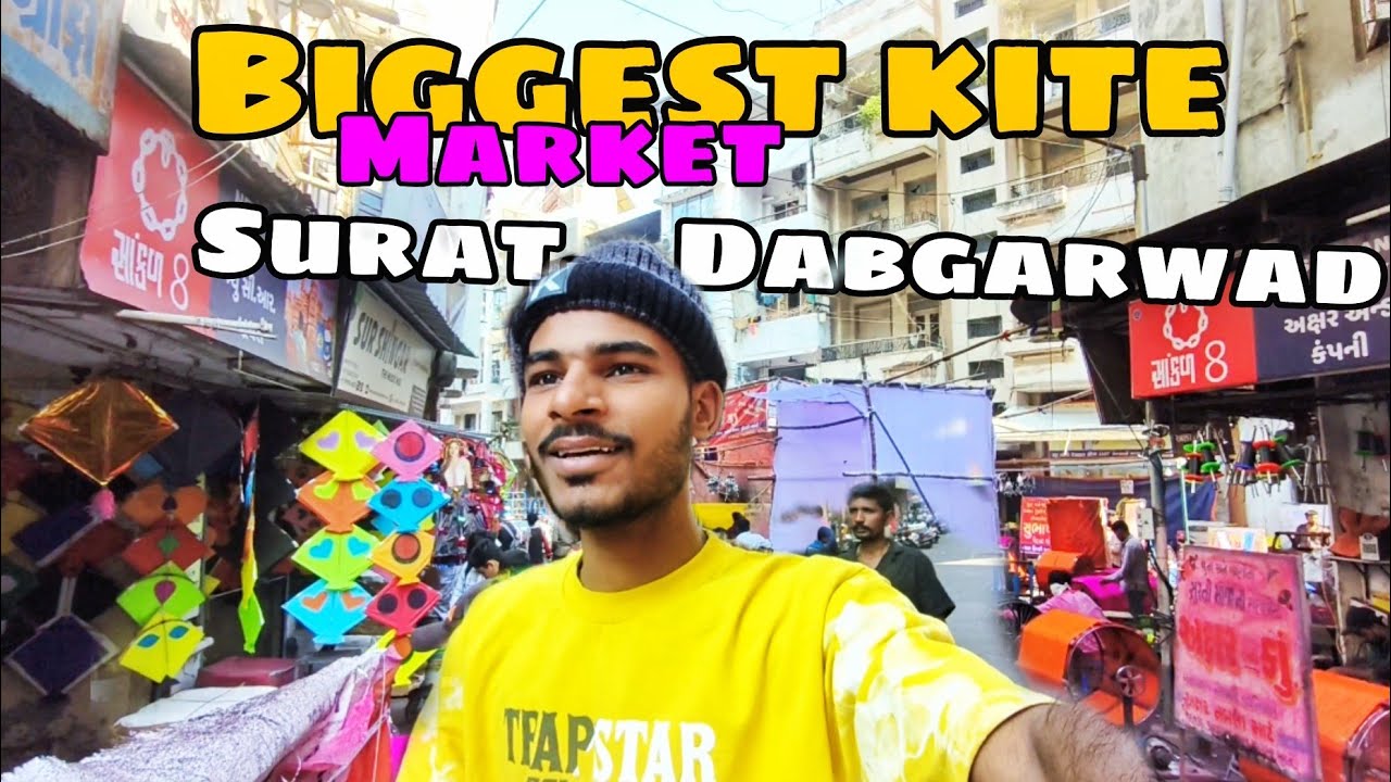 !!Biggest Kite Market Surat 😱🪁 | सूरत का सबसे बड़ा पतंग बाजार | 