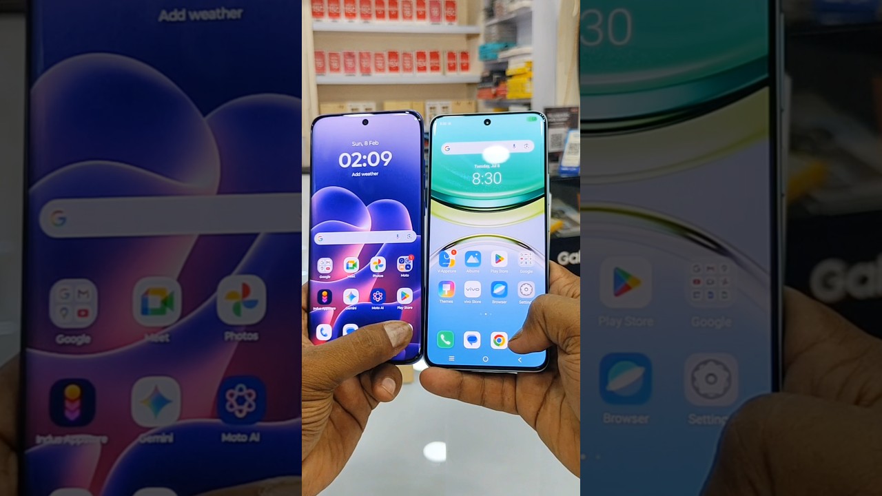 moto edge 70 fusion vs vivo t4 quick test compare ⚡first look & review