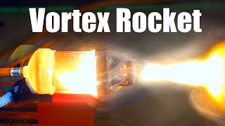 Vortex Cooled Ceramic Rocket Engine (3D Printed)