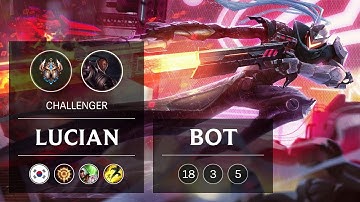 Lucian ADC vs Ezreal - KR Challenger Patch 9.1