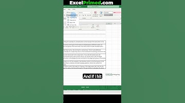 Excel Merge & Center Command I (Video 13.1 of 14) #Excel #Excel Spreadsheet #Understanding Excel