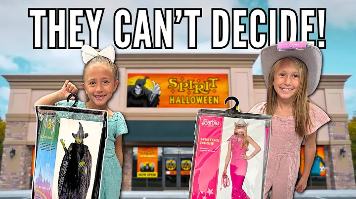They CAN’T DECIDE On Halloween Costumes! | Halloween Shopping & Decorating for Spooky Season 🎃