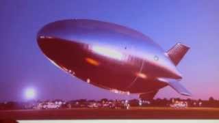 US-Army unmanned untethered 60,000ft Altitude Helium Airship, Hale-D takes off at sunrise in Akron