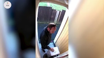 worst delivery drivers caught on camera | Delivery Fails