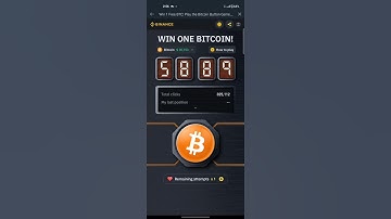 Chance to Win One Bitcoin on Binance | Bitcoin Button Game | Grab this opportunity #shortsvideo