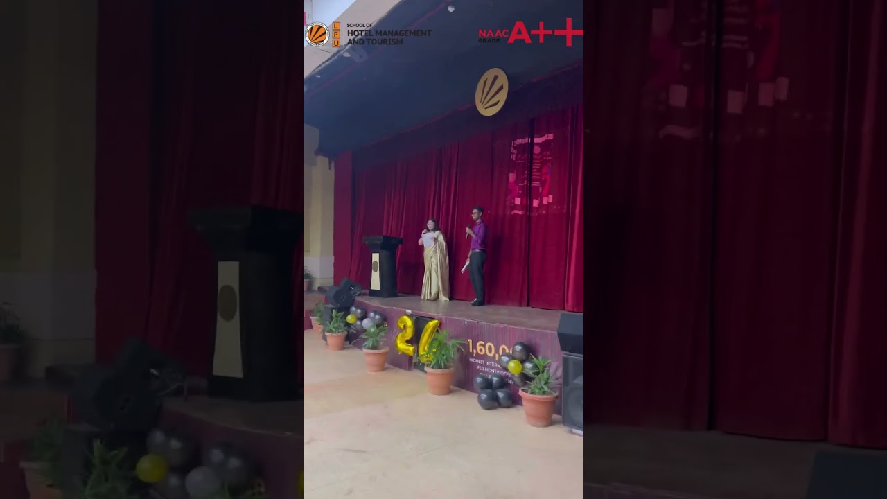 Freshers Party of SOHMT 2 at LPU.