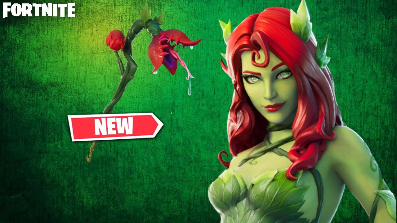 New Poison Ivy Skin Gameplay Fortnite Last Laugh Set Youtube 