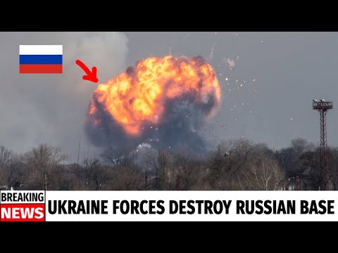 In Chernihiv region, Ukraine forces destroy Russian munition stock.
