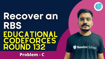 C. Recover an RBS |   Educational Codeforces Round 132 (Rated for Div. 2)