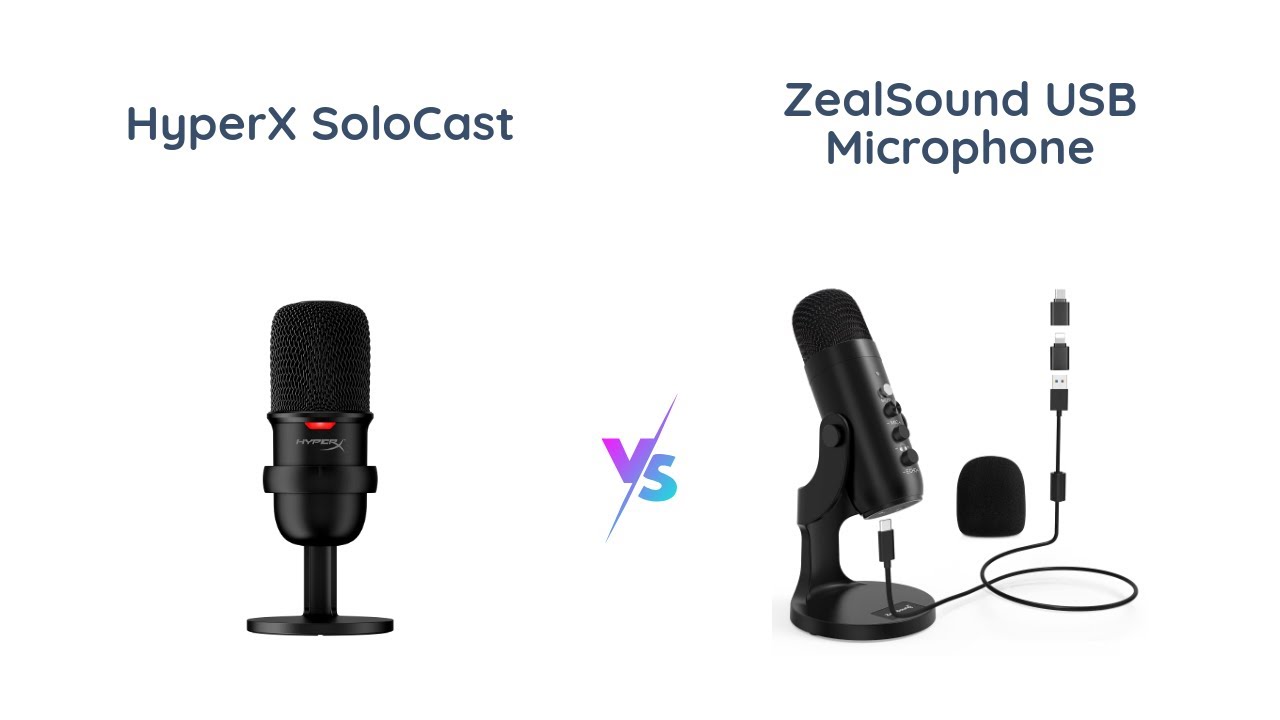 HyperX SoloCast - USB Microphone (White)