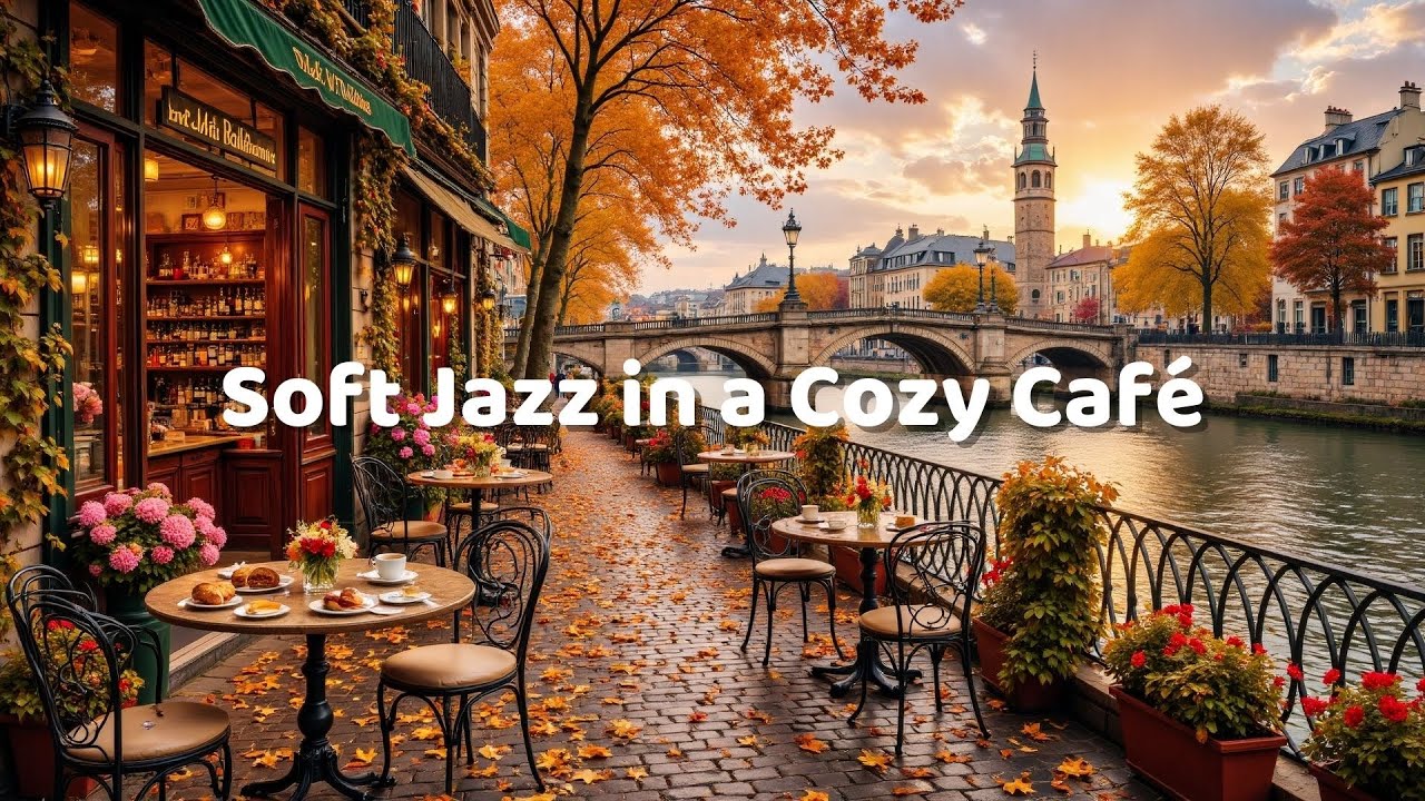 Peaceful December Evening ❄️ Soft Jazz in a Cozy Café