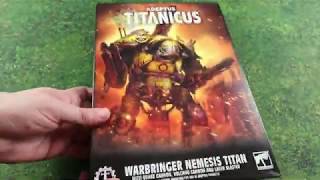 Adeptus Titanicus Warbringer Nemesis Titan Unboxing