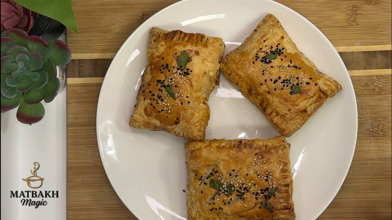 Kheema Puff Pastry Recipe | Bakery-Style at Home(Ground Beef)🥩 