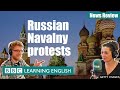 Russian Navalny Protests - News Review