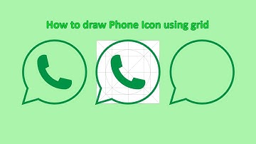 How to design a phone icon using grid in Adobe illustrator cc in urdu/Hindi
