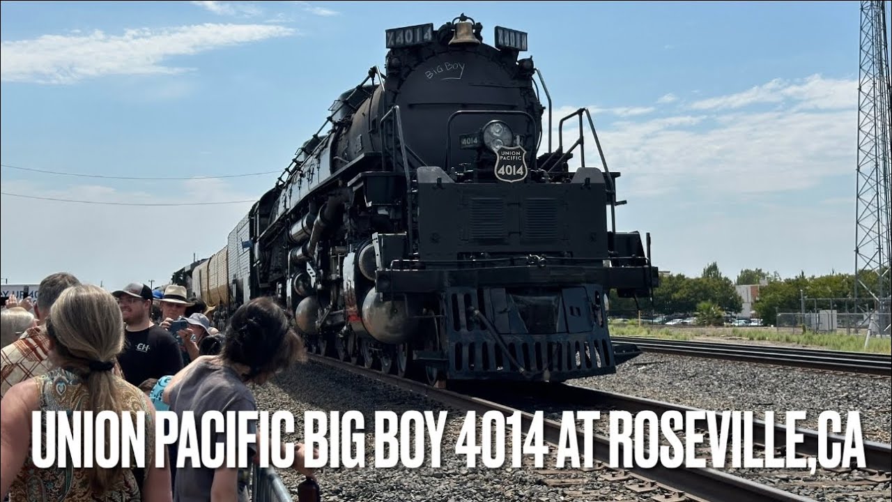 Union Pacific Big Boy 4014 at Roseville, CA! (2024) (4th of July & UP ...