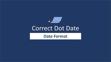 Correct Dot Date Format