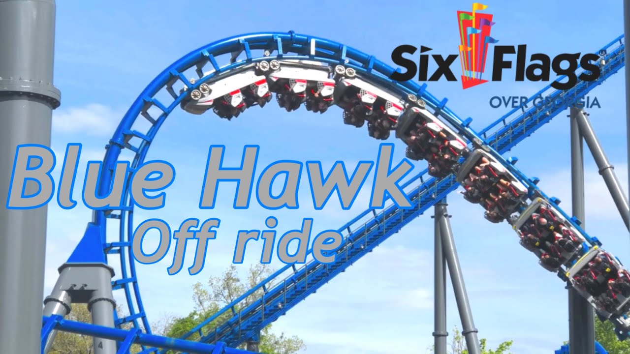 Blue Hawk off ride Six Flags Over Georgia - YouTube