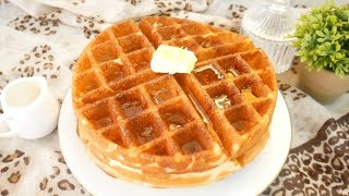 วาฟเฟิลโฮมเมด กรอบนอกนุ่มใน ไม่เหนียว ไม่ฝืดคอ เทคนิคทำให้กรอบ Crispy Waffle|Waffle Recipe