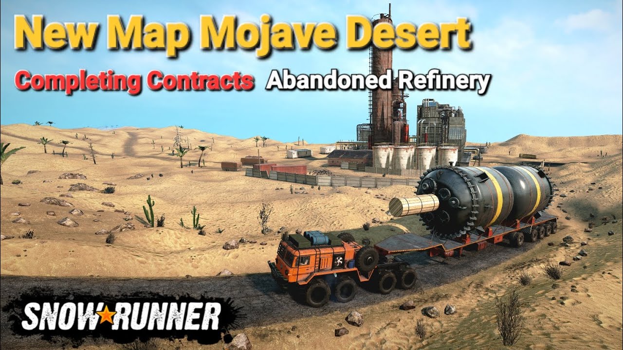 New Map Mojave Desert Completing Contracts Abandoned Refinery In ...